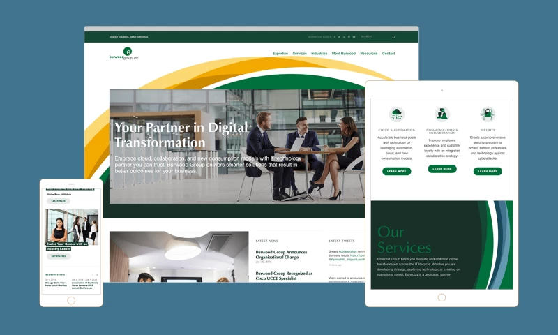 Concentric Design - Burwood Group Branding and Website Design