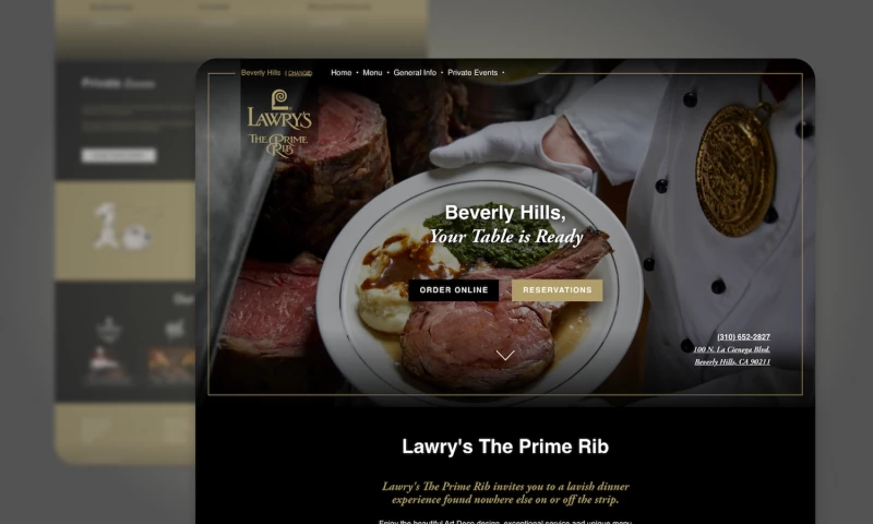 Lawry’s as an Elevated Digital Experience