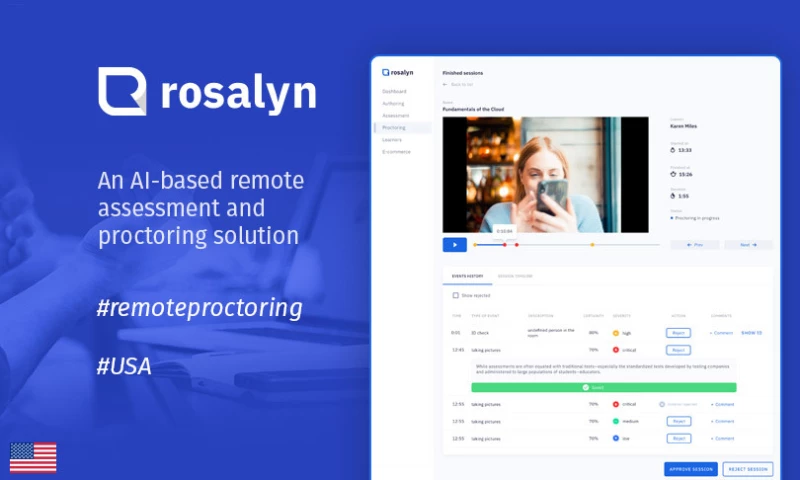 Rosalyn - an AI-based remote assessment and proctoring solution