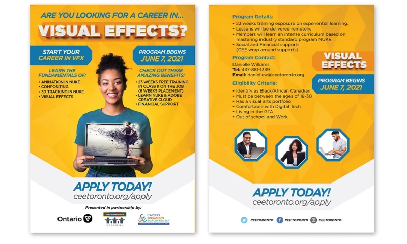 Mark Anthony Media - CEE Toronto – Visual Effects – Flyers