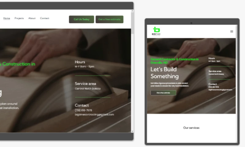 Badlander Digital - Custom Contractor Website