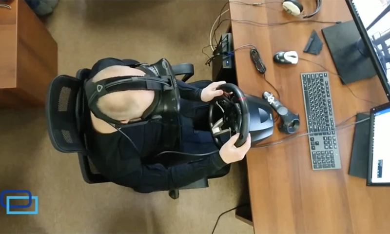 VR simulator for fork and reach truck safety training