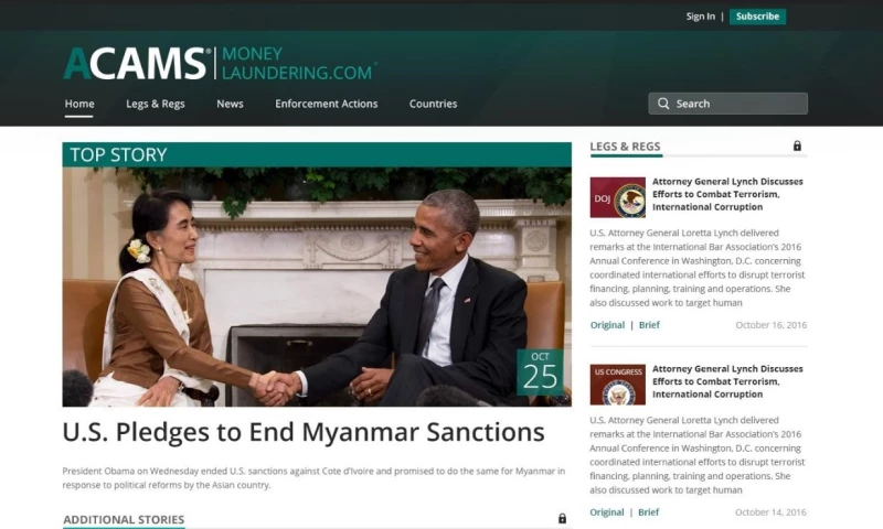 Asentech LLC - ACAMS : Re-design and Maintenance