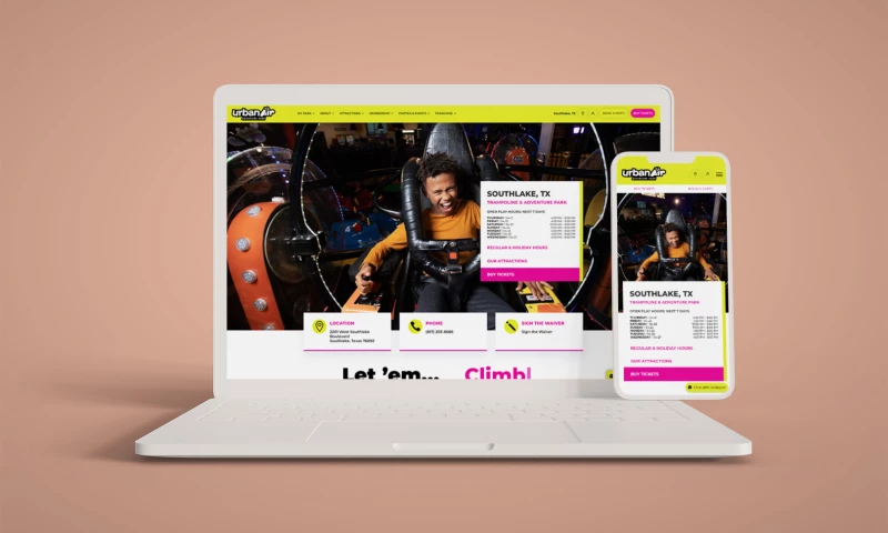 Urban Air - Franchise Website