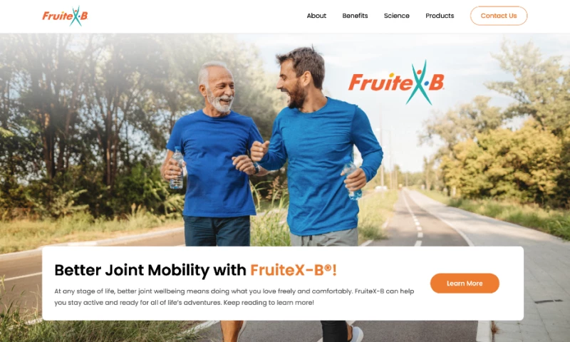 Cosmico Studios - FruiteX-B Webflow Website