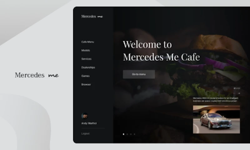 IT solutions for Mercedes-Benz Cafe