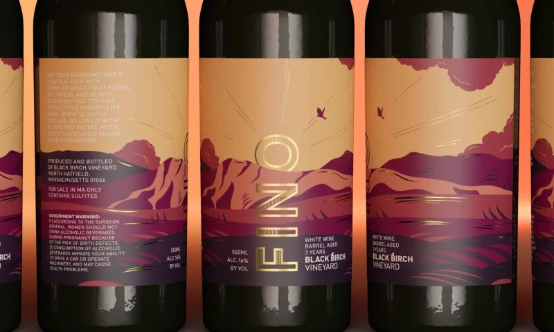Black Birch Vineyard Limited Edition Bottles