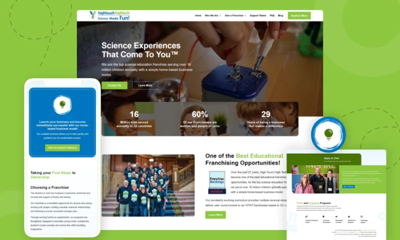 High Touch High Tech Franchise Website