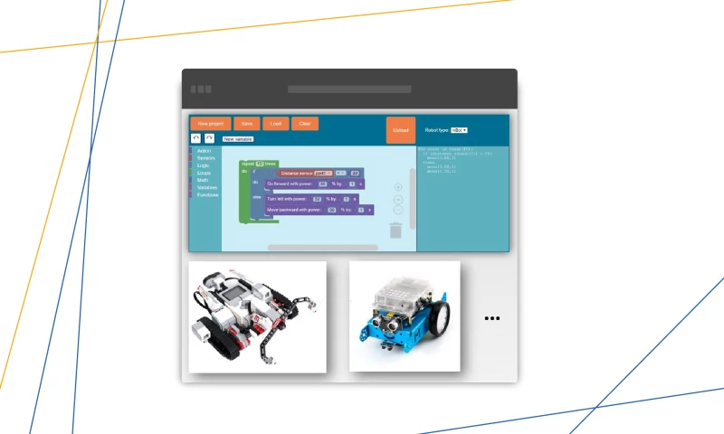 INNOKREA - An environment for programming educational robots