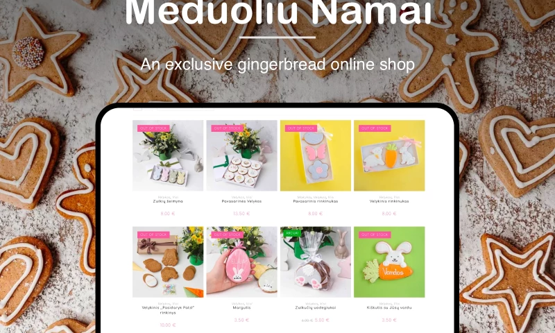 Afocus Development - Ecommerce Gingerbread & B2B gifts