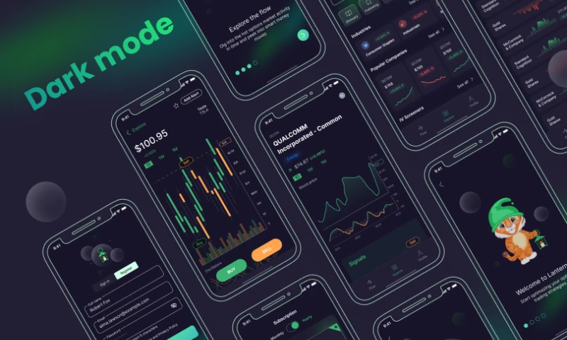 Lantern - AI Trading App UX/UI