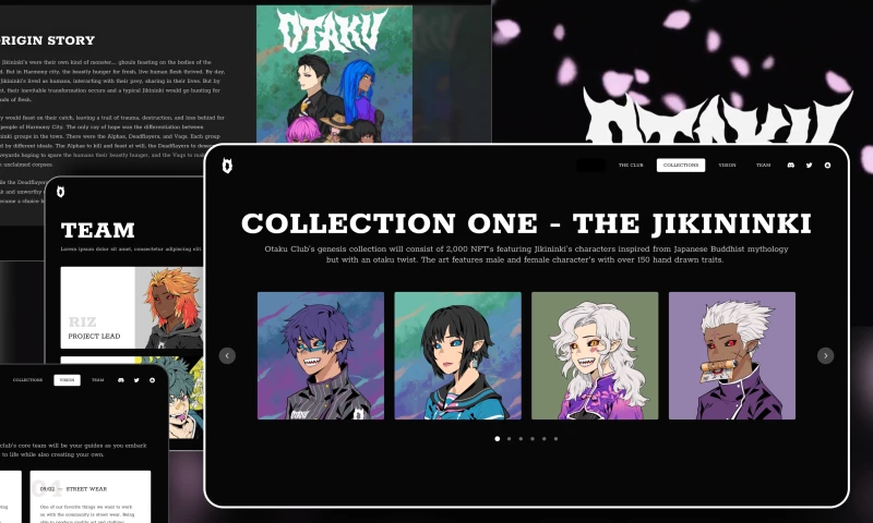 Otake - NFT collection and Marketplace design
