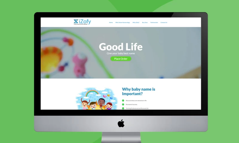 Webmoghuls - Web Design and Development for baby numerology