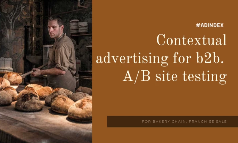 ADINDEX - Contextual advertising for b2b. A/B site testing