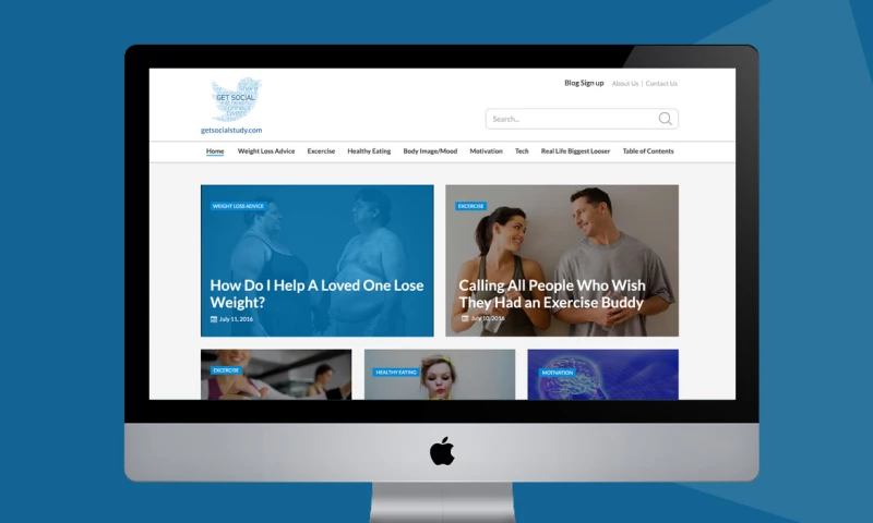 Webmoghuls - Fitness Blog Website Design and Development USA