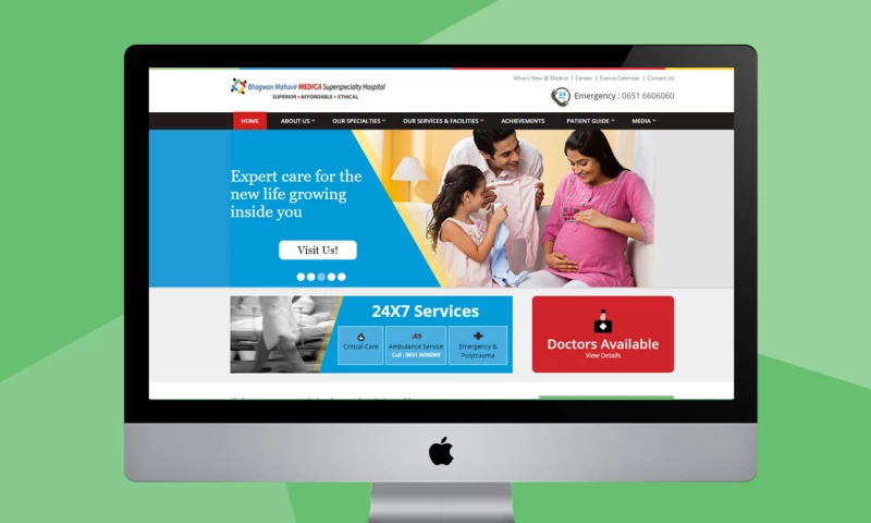 Webmoghuls - Responsive Website Design and Development for Hospital