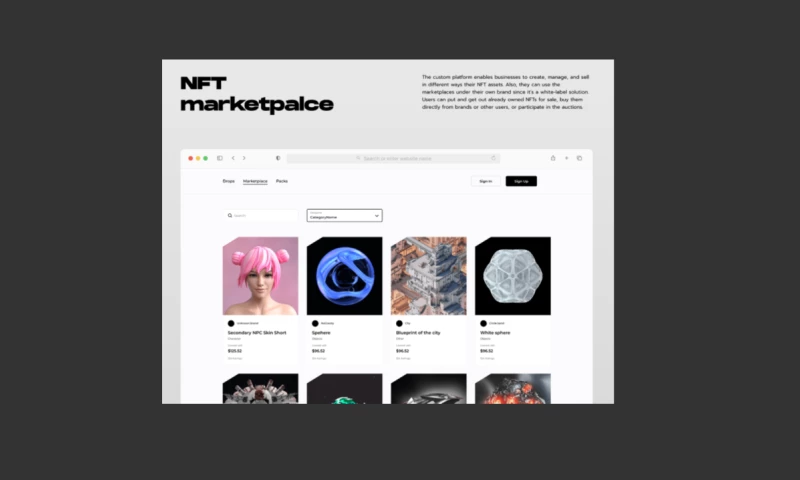 Innowise Design Studio - NFT Marketplace