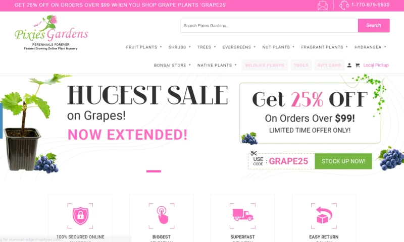 Pixies Gardens - Online Plant Nursery