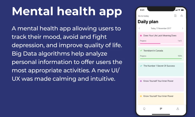 Cleveroad - Mental health app