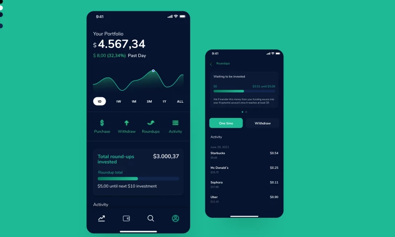 Kryptonite - Crypto Wallet Investing Mobile App