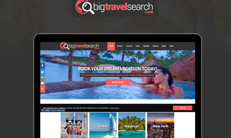 Dot Com Infoway - Big Travel Search-Web Development