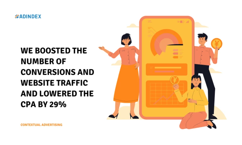 ADINDEX - We Boosted The Number Of Conversions And Website Traffic And Lowered The CPA By 29%