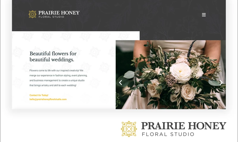 LeadCardinal - Floral Studio Branding & Website Design