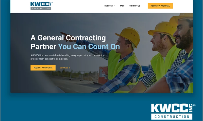 LeadCardinal - Construction Company Branding & Website Design