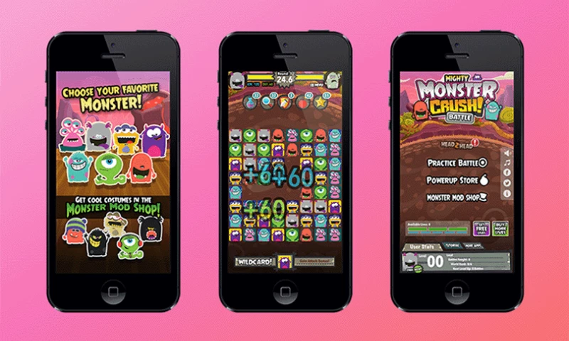 WP Expert Services - MonsterCrush - Mobile Game