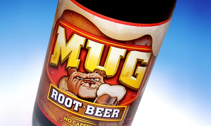 Lien Design - Mug Root Beer bottle label design