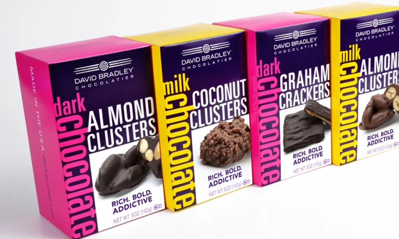 Lien Design - David Bradley Chocolatier package design