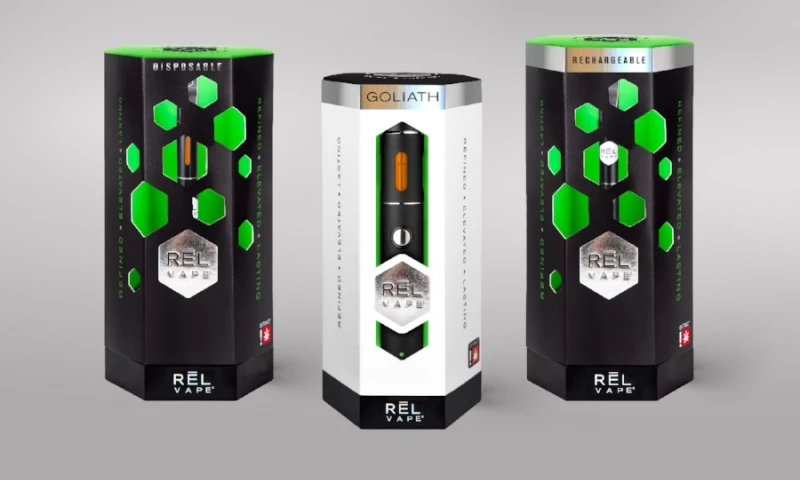Lien Design - RĒL Vape cannabis packaging design