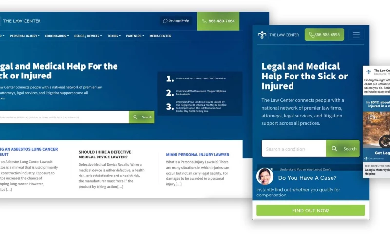 Emerald Digital - Generating 5,800 Legal Leads For The Law Center