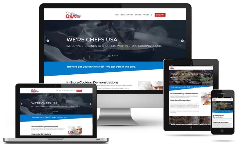 Nick France Design - Chefs USA Website