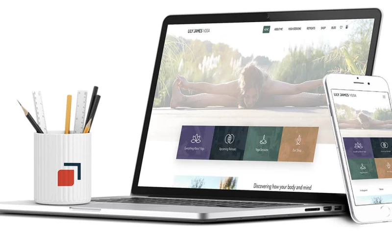 Pixen Web Experts - Web Development for Yoga Company