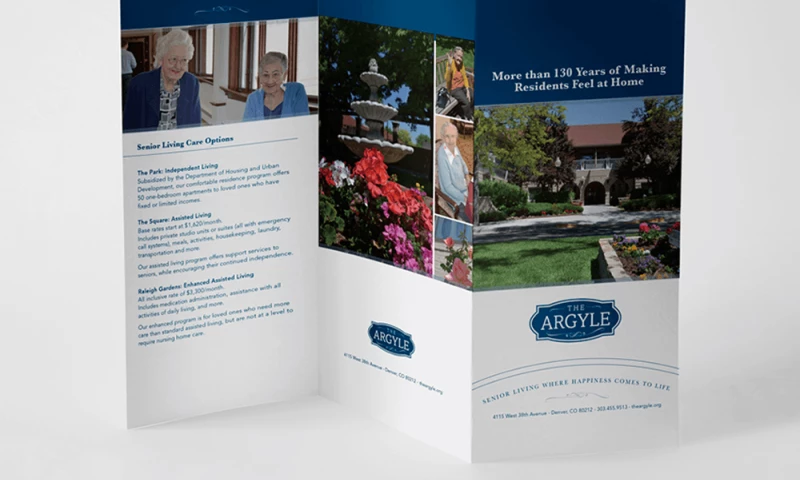 Big Buzz - Brochure Design for The Argyle Senior Living
