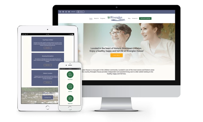 Big Buzz - Website Design for Riverglen House Senior Living