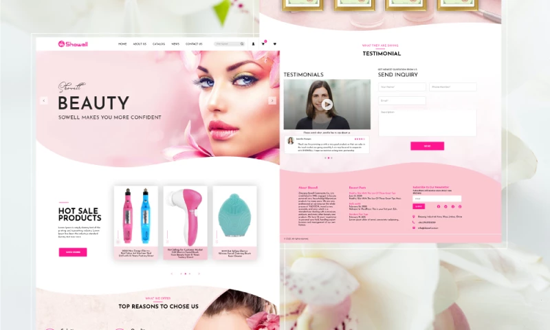 Design Alligators - Women Beauty and Self Care Website Design Services