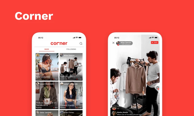 FiveDotTwelve - Corner - Online shopping with live streaming