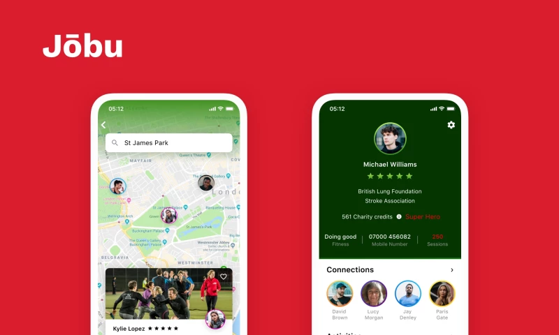 FiveDotTwelve - Jōbu - Mobile app for physical and mental wellbeing