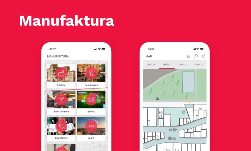 FiveDotTwelve - Manufaktura - Web & mobile development for the biggest shopping mall in Poland