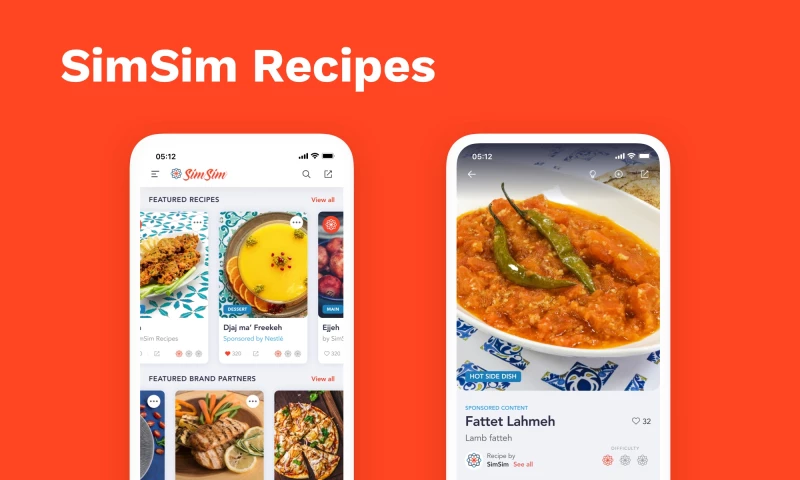 FiveDotTwelve - SimSim Recipes - A recipe app for home-cooked Middle Eastern food