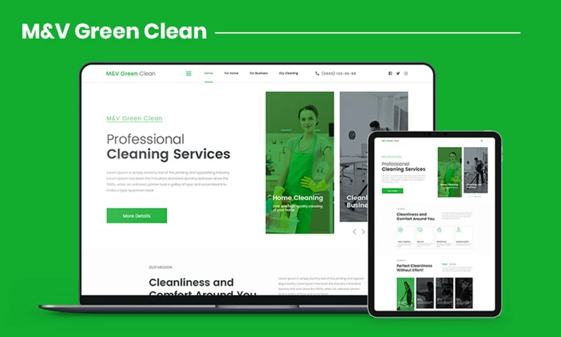 M & V Green Clean