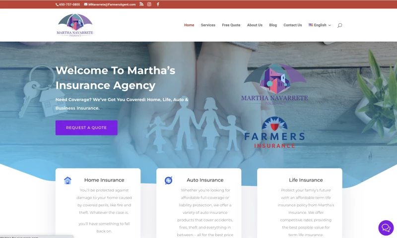 Website Redesign For Insurance Agency