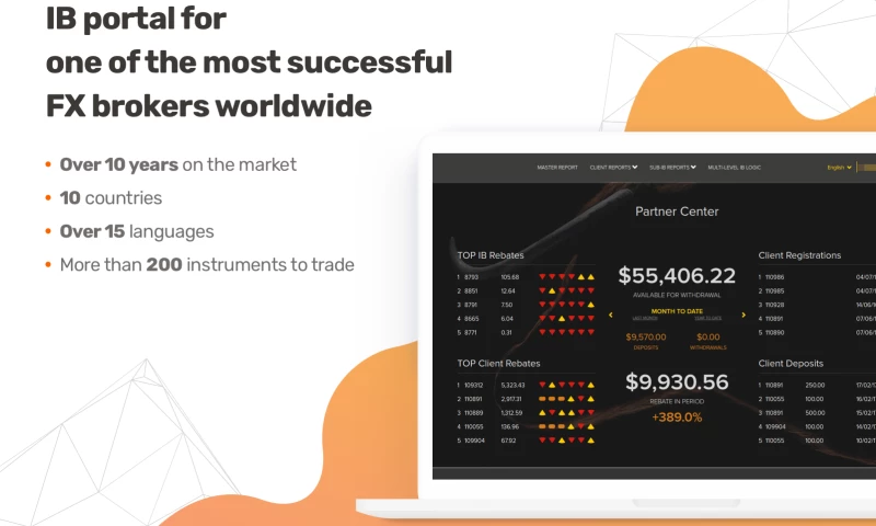 Multi-level introducing broker management portal