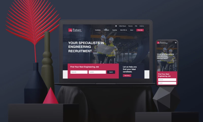 Underline - Rebranding & Website Design for a recruitment agency.