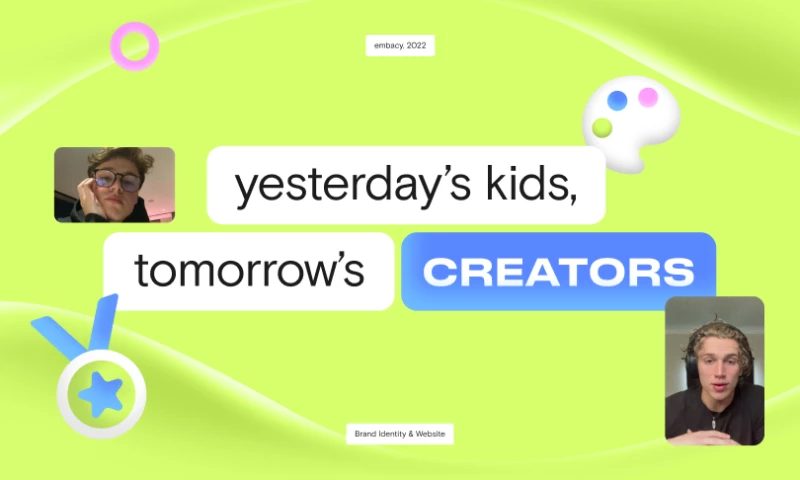 Embacy - Kodland: Brand Identity & Website