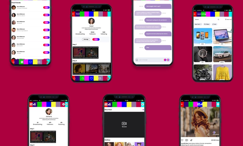 Social Networking and E-commerce Combo App