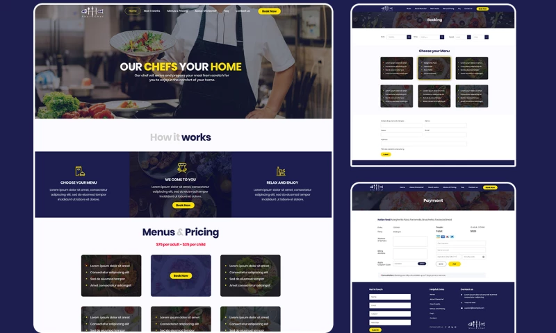 Chef Booking Portal