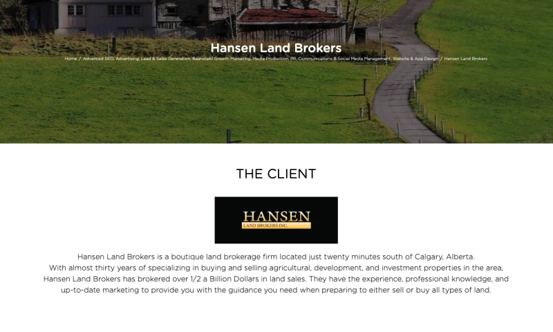 Beanstalk! Growth Marketing - Hansen Land Brokers